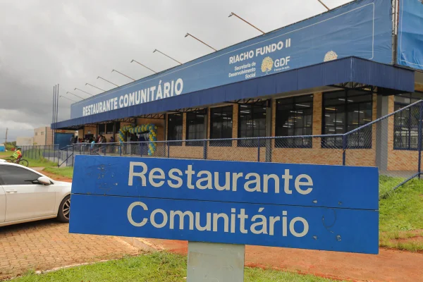 Fachada do Restaurante Comunitário do Riacho Fundo II