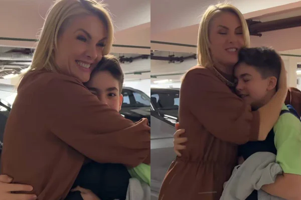 Ana Hickmann registra reencontro com o filho: “Voltou pra casa”