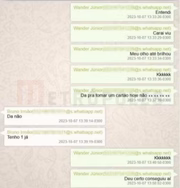 Conversas entre Bruno Henrique e seu irmão, Wander