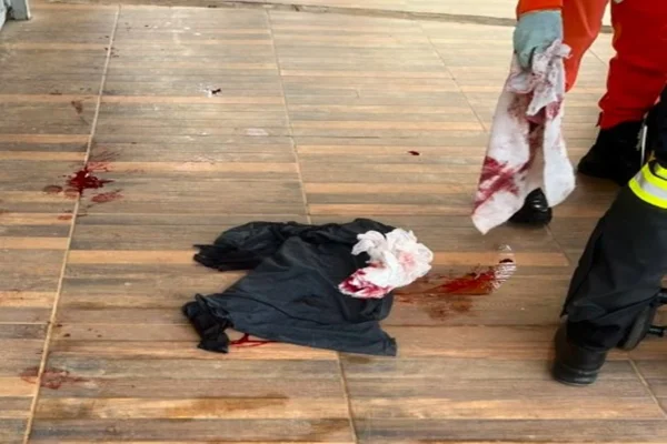 Mulher esfaqueia companheiro no pescoço 3 vezes durante briga no DF