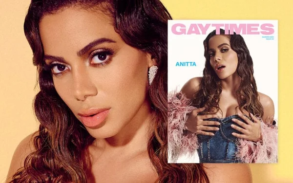 Anitta na capa da Gay Times