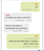 Nesse processo de aproximação, um novo personagem surge na articulação: um operador identificado como "Júlio" Nesse processo de aproximação, um novo personagem surge na articulação: um operador identificado como "Júlio"