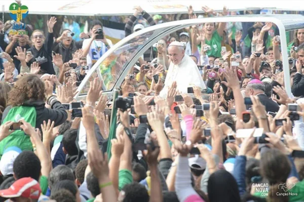 Papa Francisco em visita ao Rio de Janeiro