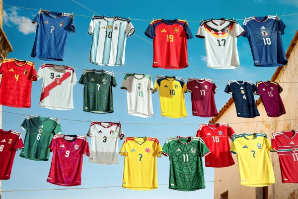 Camisas da Copa do Mundo pela Adidas - Metrópoles
