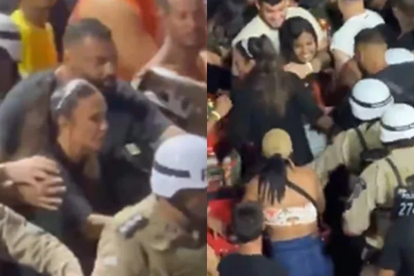 Ivete Sangalo foge de escolta policial após se irritar com atitude dos policiais no Carnaval de Salvador