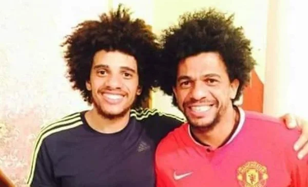 Taison e seu irmão Leandro, que faleceu neste fim de semana