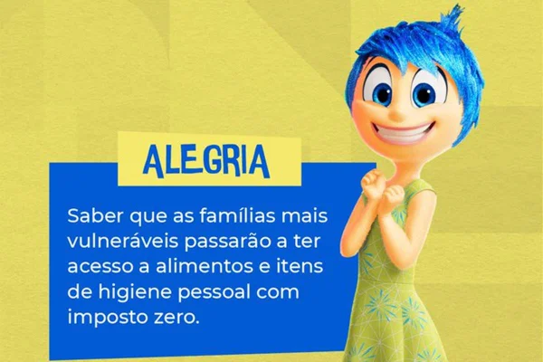 Imagem colorida de post Alegria - Ministério da Fazenda