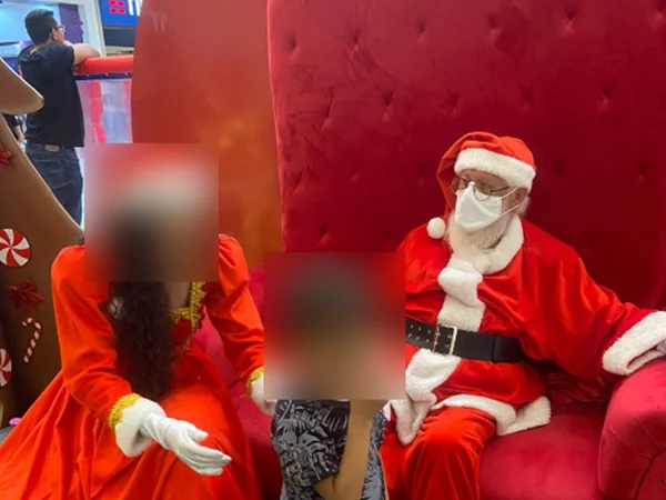 Imagem colorida de Papai Noel