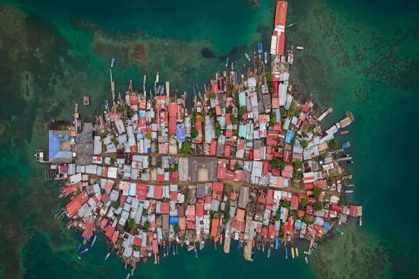 Imagem colorida da ilha de Gardi Sugdub - Metrópoles