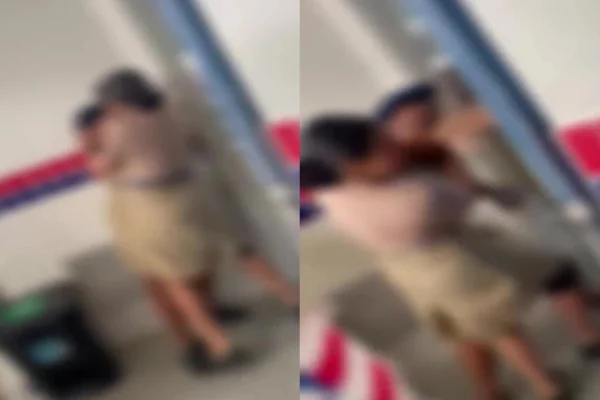 Imagem colorida, confusão entre alunas em colégio militar da Bahia- Metrópoles
