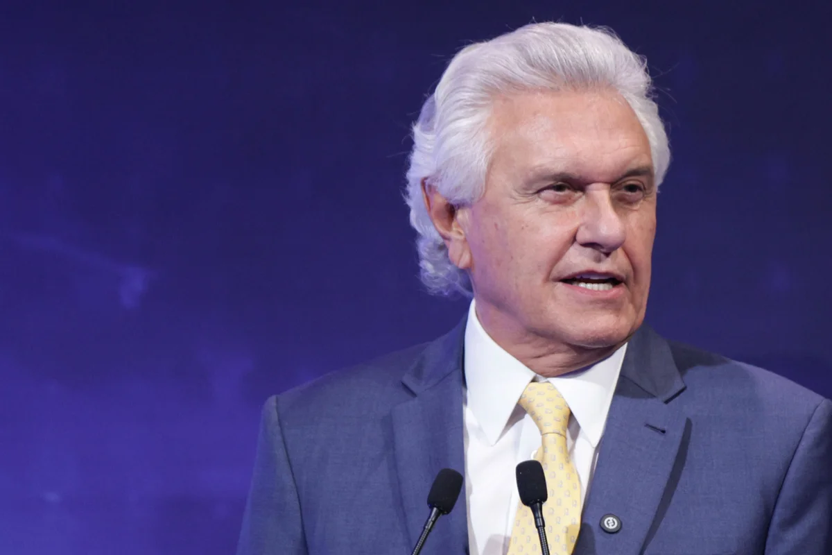 O pré-candidato do PSD à Presidência, Ronaldo Caiado, em evento promovido pela Confederação Nacional da Indústria O pré-candidato do PSD à Presidência, Ronaldo Caiado, em evento promovido pela Confederação Nacional da Indústria