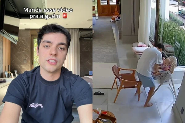 Lucas Bley socorre filha após engasgo e faz alerta: “Tem que saber”