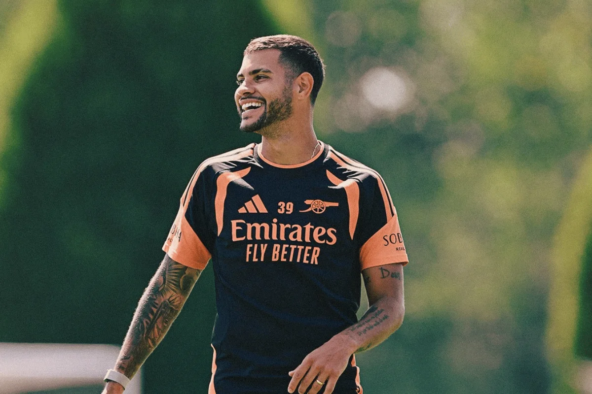 Recém contratado, Bruno Guimarães realiza primeiro treino pelo Arsenal