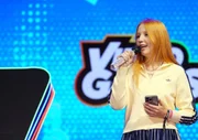 A colunista do Metrópoles Games, Ananda Leonel, também participou do evento, conduzindo a programação do Palco Principal A colunista do Metrópoles Games, Ananda Leonel, também participou do evento, conduzindo a programação do Palco Principal