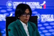  A vice-presidente da Venezuela, Delcy Rodríguez