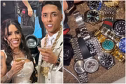 Buzeira com os itens de luxo do casamento