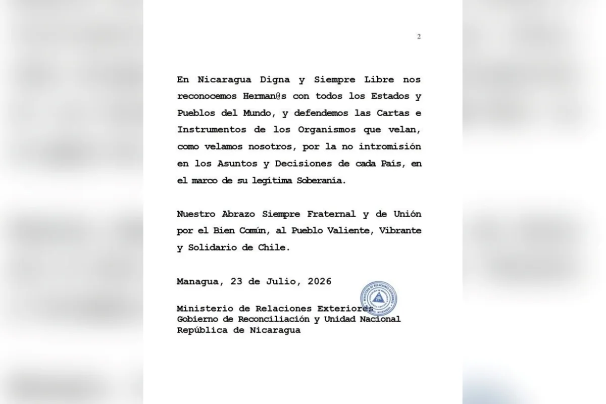 Nicarágua rebate Itamaraty e diz ter eleições “livres e transparentes” - imagem 2 Nicarágua rebate Itamaraty e diz ter eleições “livres e transparentes” - imagem 2