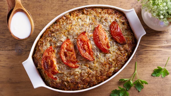 Faça um arroz de forno com tender para reaproveitar a ceia