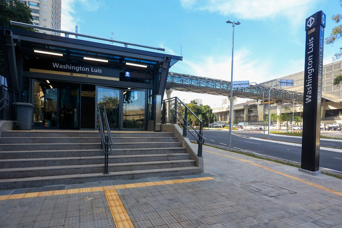Linha 17-Ouro do Metrô ganha estação Washington Luís, prometida para a Copa de 2014