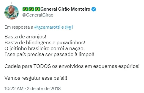 Bolsonaristas mudam narrativa sobre direitos humanos após prisões por 8/1 - imagem 8 Bolsonaristas mudam narrativa sobre direitos humanos após prisões por 8/1 - imagem 8