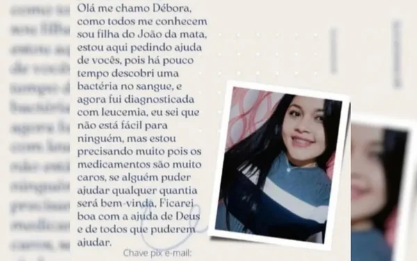 Print mostra caso de mulher que fingia leucemia para enganar colegas em Goiás - Metrópoles