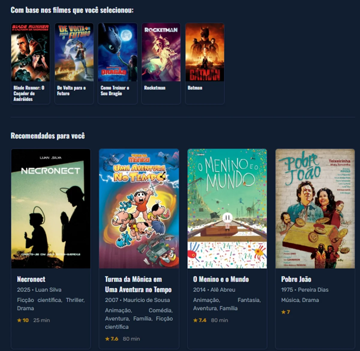 Alunos de federal do Paraná criam plataforma para recomendar filmes brasileiros Alunos de federal do Paraná criam plataforma para recomendar filmes brasileiros