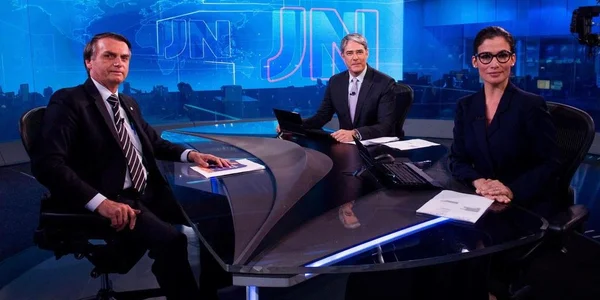 Jornal Nacional entrevista Bolsonaro