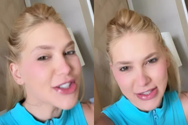 “Bora viver”, diz Virginia após ganhar flores e recado de Vini Jr