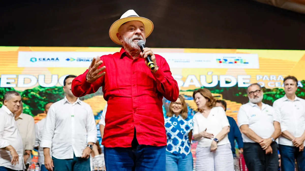 O presidente Lula O presidente Lula