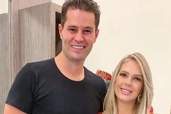 Foto colorida de Pedro Leonardo e Thaís Gebelen - Metrópoles