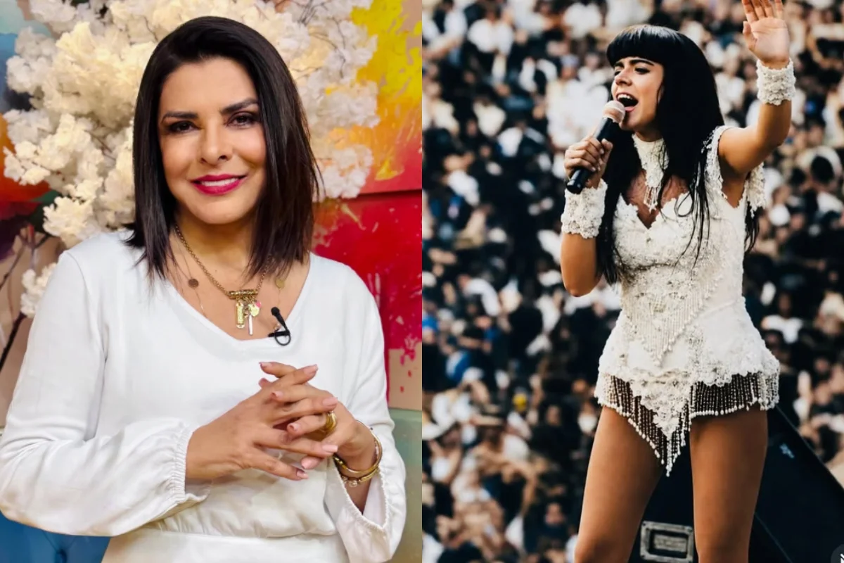 A apresentadora Mara Maravilha A apresentadora Mara Maravilha