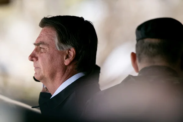 Goiania (GO), 27/08/21. Presidente Jair Bolsonaro. Desfile militar. Cerimônia de transmissão de cargo do comando do Comandante de Operações Especiais, General Gustavo Henrique Dutra para o General Carlos Alberto Rodrigues. Local: COE do Exército em Goiania. Foto: Rafaela Felicciano/Metrópoles