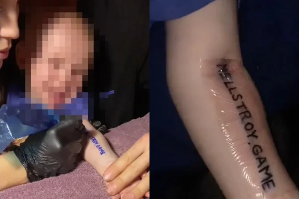 Pais chocam ao tatuar filho de 1 ano para ganhar apartamento: entenda