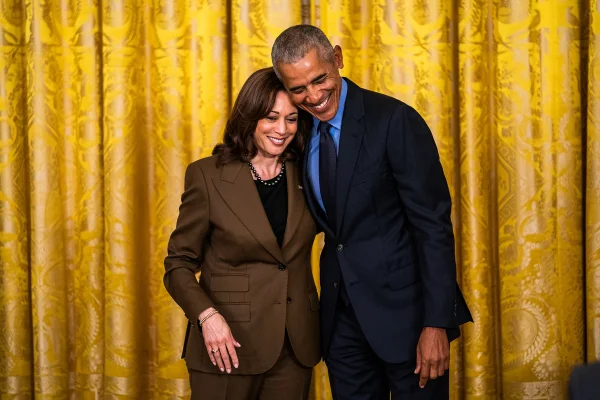 Obama e Kamala Harris