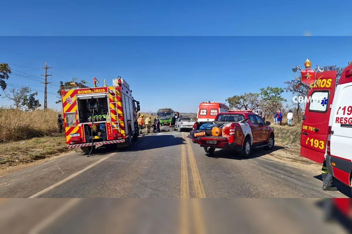 O Corpo de Bombeiros Militar do Distrito Federal (CBMDF) foi acionado por volta das 8h53, as vítimas foram encaminhadas a hospitais para atendimento O Corpo de Bombeiros Militar do Distrito Federal (CBMDF) foi acionado por volta das 8h53, as vítimas foram encaminhadas a hospitais para atendimento