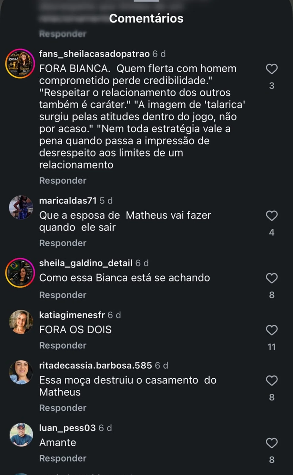 Aproximação de Matheus com Bianca gera críticas ao lutador, que é casado Aproximação de Matheus com Bianca gera críticas ao lutador, que é casado