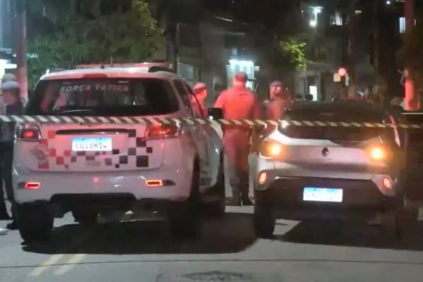 Tiroteio ocorreu durante uma ocorrência da Polícia Militar mobilizou viaturas, equipes de resgate e o Helicóptero Águia - Metrópoles