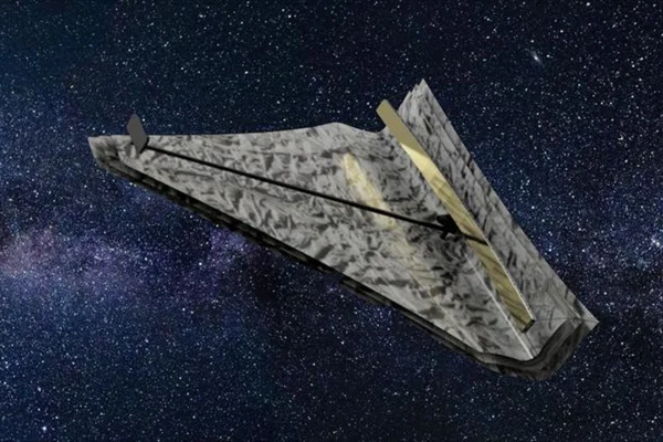 Ilustração colorida de projeto de telescópio retangular - Metrópoles