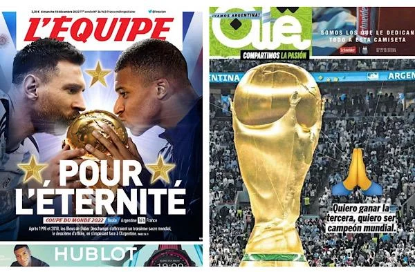 Responda rápido: você prefere França ou Argentina campeã?