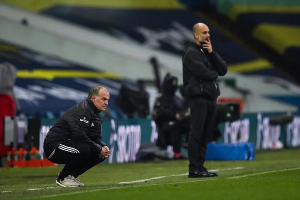 No encontro entre Bielsa e Guardiola, Leeds e City empatam em 1 x 1