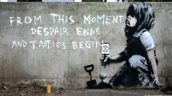 Nova obra atribuída a Banksy é descoberta em Londres