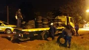 PMDF apreende pneus que seriam utilizados em protestos - imagem 2 PMDF apreende pneus que seriam utilizados em protestos - imagem 2