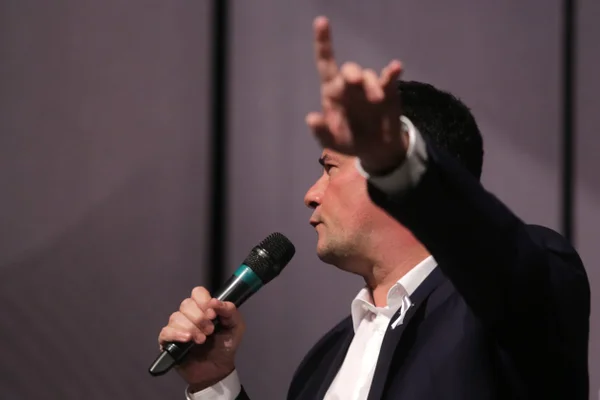 Sérgio Moro (Podemos), durante lançamento do livro Contra o Sistema da Corrupção, no Teatro Renaissance em São Paulo 1
