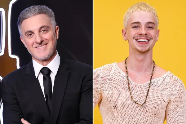 Luciano Huck e Juliano Floss