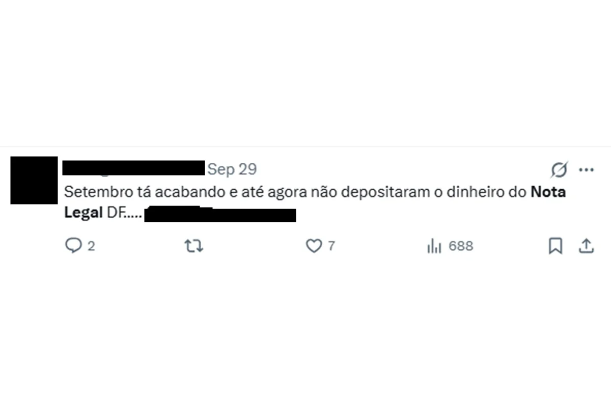 Nota Legal: clientes inundam redes com queixas após atraso em depósitos - imagem 3 Nota Legal: clientes inundam redes com queixas após atraso em depósitos - imagem 3