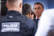 Bolsonaro no primeiro dia de interrogatórios no STF