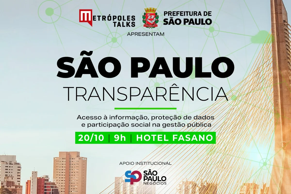 Metrópoles Talks discute como a transparência de dados fortalece São Paulo