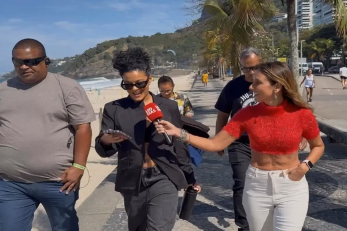 A atriz Bella Campos, que interpreta Maria de Fátima em Vale Tudo, na Globo