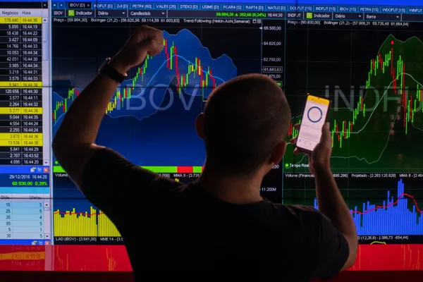 Graficos - economia, bolsa de valores, investimento - PIB - Ações - Metrópoles