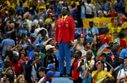 Michel Kuka Mboladinga, torcedor símbolo da República Democrática do Congo Michel Kuka Mboladinga, torcedor símbolo da República Democrática do Congo